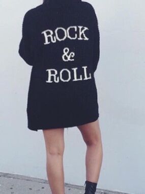 Vintage Gypsy Warrior Rock & Roll knit